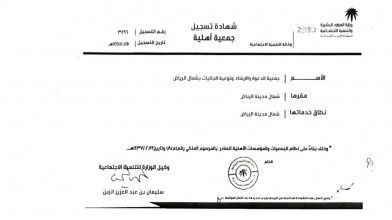 شهادة تسجيل